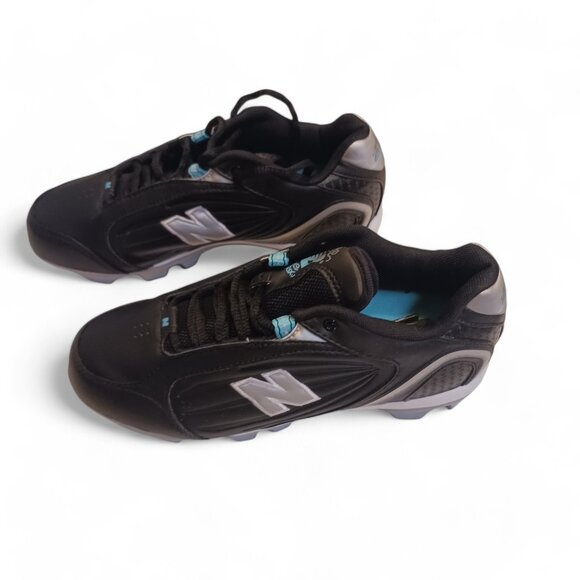 New Balance Womens Silver and Black Field Sport Cleats WF600LK Size 6.5 B - Picture 5 of 12